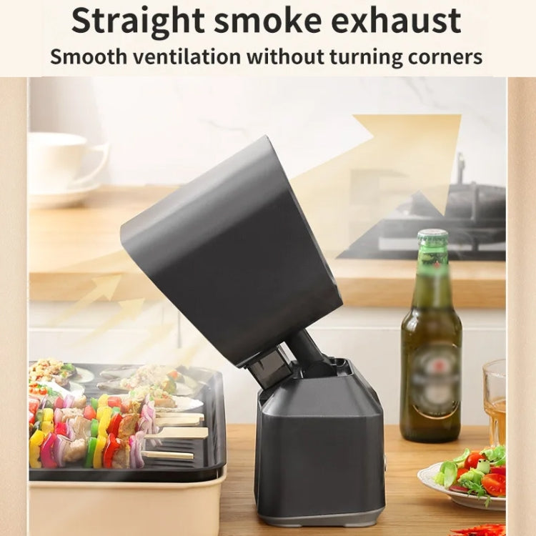 Desktop Range Hood Barbecue Small Movable Liftable Extractor Hood 2 Wind Speeds Adjust UK Plug - free shipping - PMC TechLife - Order now!