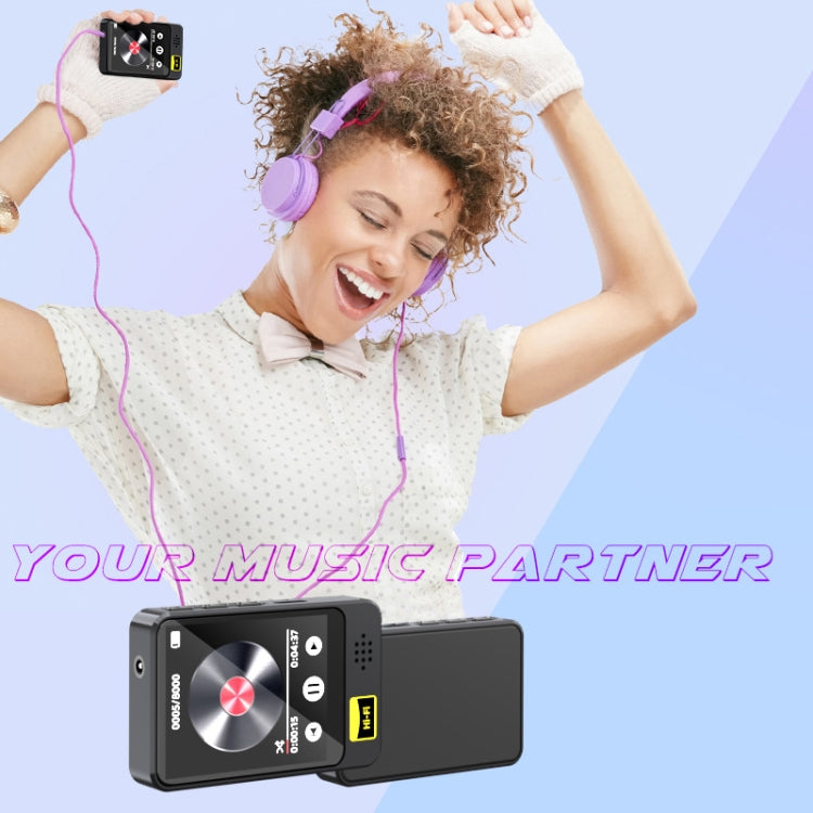 MP3 / MP4 Music Player Bluetooth Radio E-book Playback Walkman, Memory: 64GB(Black) - MP3 Player by PMC Jewellery | Online Shopping South Africa | PMC Jewellery | Buy Now Pay Later Mobicred