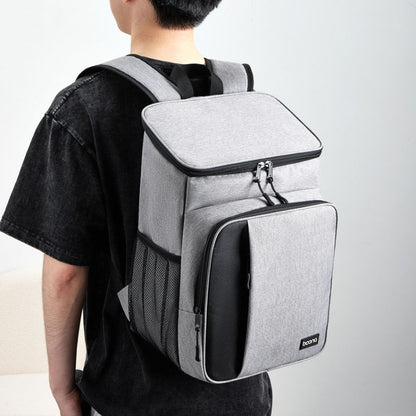 Baona BN-K012 Multifunctional Large-capacity Laptop Backpack Business Backpack(Gray) - Backpack by Baona | Online Shopping South Africa | PMC Jewellery | Buy Now Pay Later Mobicred