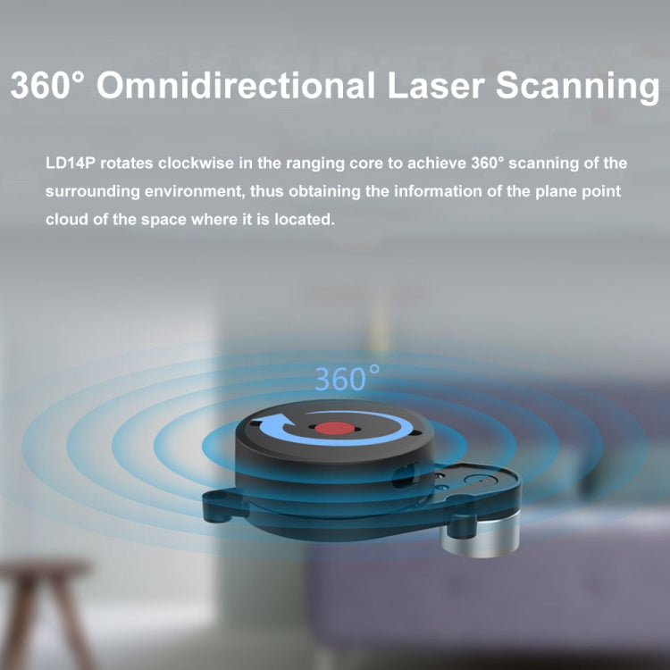 Waveshare 24659 360-degrees Omni-directional Triangulation Lidar, 8m Radius Ranging - Arduino Nucleo Accessories by Waveshare | Online Shopping South Africa | PMC Jewellery | Buy Now Pay Later Mobicred