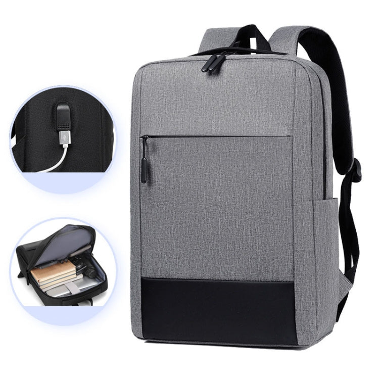 Large-capacity Travel Business Waterproof Laptop Backpack(Gray) - Backpack by PMC Jewellery | Online Shopping South Africa | PMC Jewellery | Buy Now Pay Later Mobicred