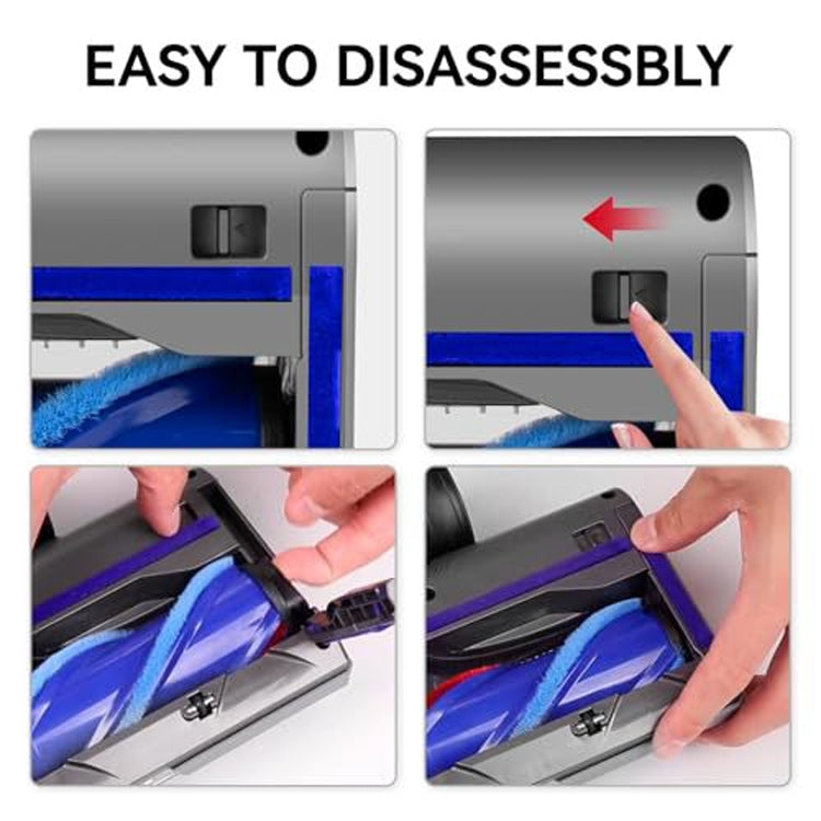 For Dyson V12 Slim / V10 Slim Soft Velvet Suction Head With Full Range Dust Display Light - For Dyson Accessories by PMC TechLife | Online Shopping South Africa | PMC TechLife | Buy Now Pay Later Mobicred