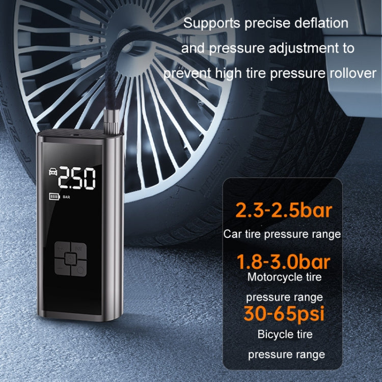 Electric Vehicle Lighting Tire Air Pump Tire Pressure Detection(Wired Model) - Inflatable Pump by PMC Jewellery | Online Shopping South Africa | PMC Jewellery | Buy Now Pay Later Mobicred