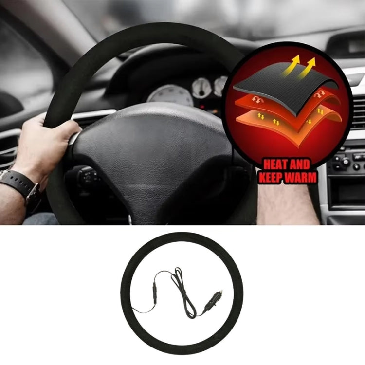 38cm Rayhong Universal Car Quick-heating Heated Steering Wheel Cover - Steering Wheel Accessories by PMC Jewellery | Online Shopping South Africa | PMC Jewellery | Buy Now Pay Later Mobicred