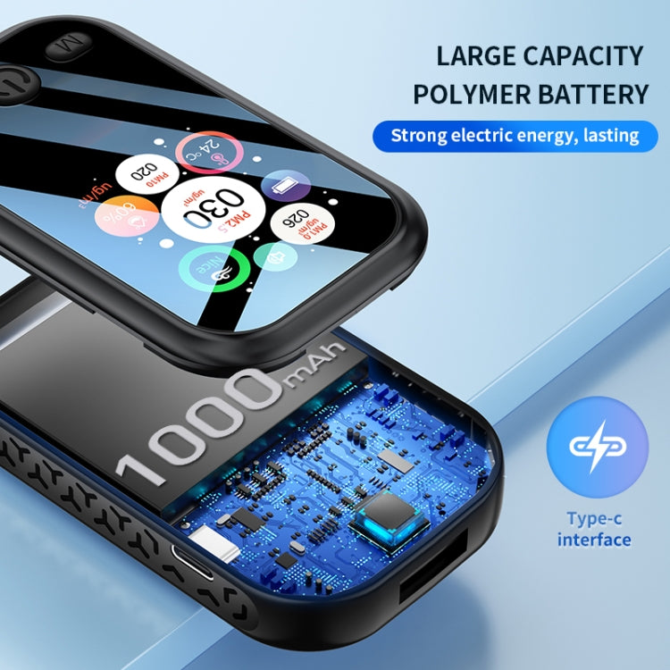 Haze Dust Air Quality Temperature Humidity Detector(Black) - Air & Water Quality Tester by PMC TechLife | Online Shopping South Africa | PMC TechLife | Buy Now Pay Later Mobicred