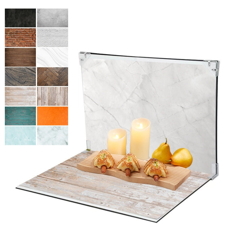 30x40cm 2+7 Thick Background Boards Photography Props Background Set, Style: Two - Wood Floor by PMC TechLife | Online Shopping South Africa | PMC TechLife | Buy Now Pay Later Mobicred