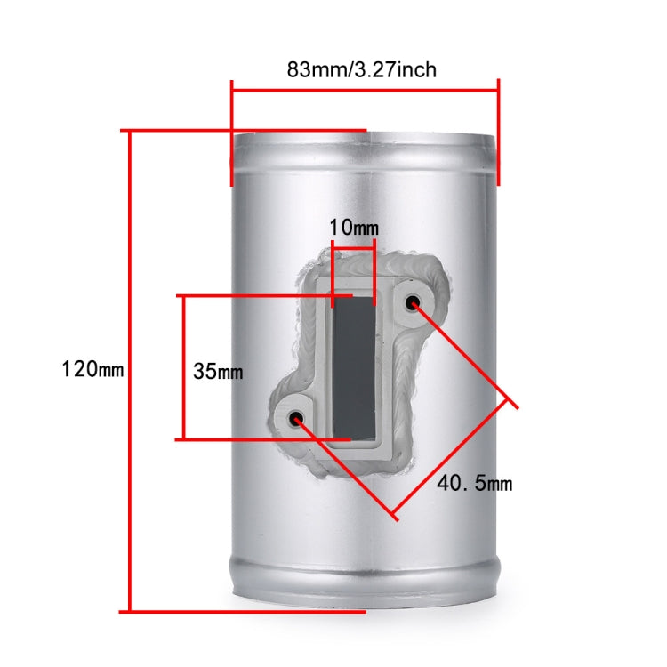 Car Modified Engine Air Flow Meter Flange Intake Sensor Base for Honda / Ford / Nissan(83mm/3.27inch) - Air Intake System by PMC Jewellery | Online Shopping South Africa | PMC Jewellery | Buy Now Pay Later Mobicred