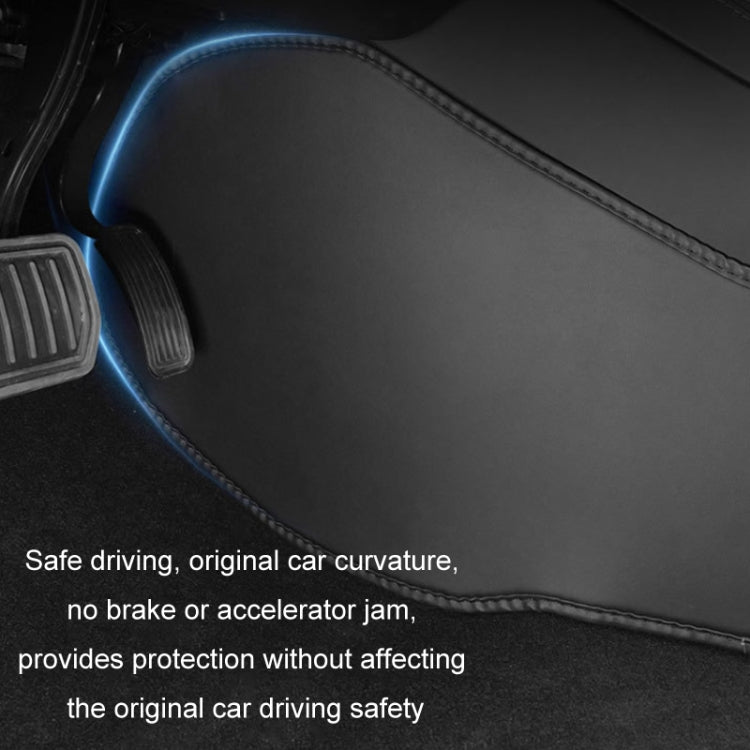 For Tesla Center Console Side Anti-kick Protective Pad, Style: For 2024 Model 3 Driver Passenger Inner Side TPE - Seat Accessories by PMC Jewellery | Online Shopping South Africa | PMC Jewellery | Buy Now Pay Later Mobicred