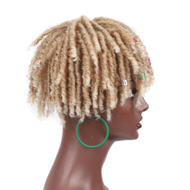 Personalized Hollow Curl Hip Hop Short Hair Dirty Braid Wig Blocks, Model: 1B - free shipping - PMC TechLife - Order now!