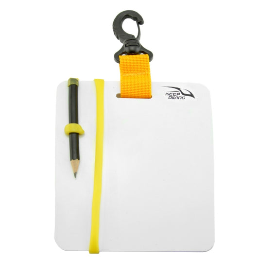 KEEP DIVING Underwater Record Writing Tablet For Scuba Diving, Color: Yellow Large - Others by KEEP DIVING | Online Shopping South Africa | PMC Jewellery | Buy Now Pay Later Mobicred