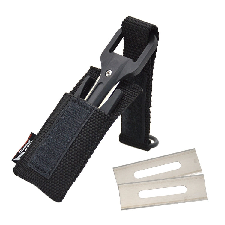 Underwater Portable Diving Rescue Rope Cutter(Black) - Emergency Tools by PMC TechLife | Online Shopping South Africa | PMC TechLife | Buy Now Pay Later Mobicred