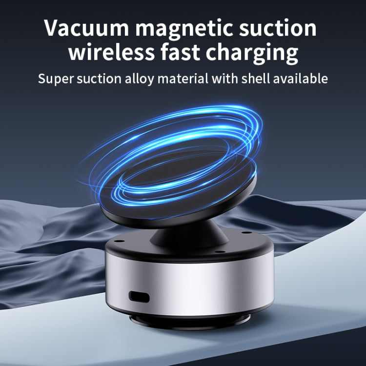 AIMITE X11 Car Vacuum Adsorption Cell Phone Magnetic Holder Universal Adjustable Navigation Support Bracket(Silver Ordinary Model) - free shipping - PMC Jewellery - Order now!