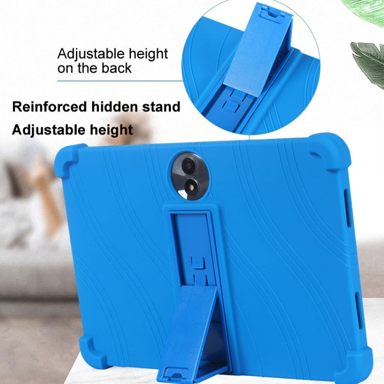 For TCL TAB 11 Gen 2 Shockproof Silicone Tablet Protective Case With Holder(Black) - Others by PMC TechLife | Online Shopping South Africa | PMC TechLife | Buy Now Pay Later Mobicred