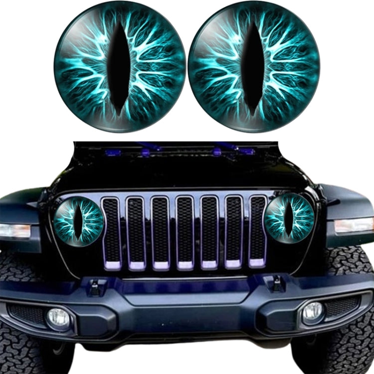 1pair Beast Eyes Headlight Decorative Stickers Off-Road Vehicle Front Lights Stereo Decals, Style: 9 - Lamp Decoration by PMC TechLife | Online Shopping South Africa | PMC TechLife | Buy Now Pay Later Mobicred