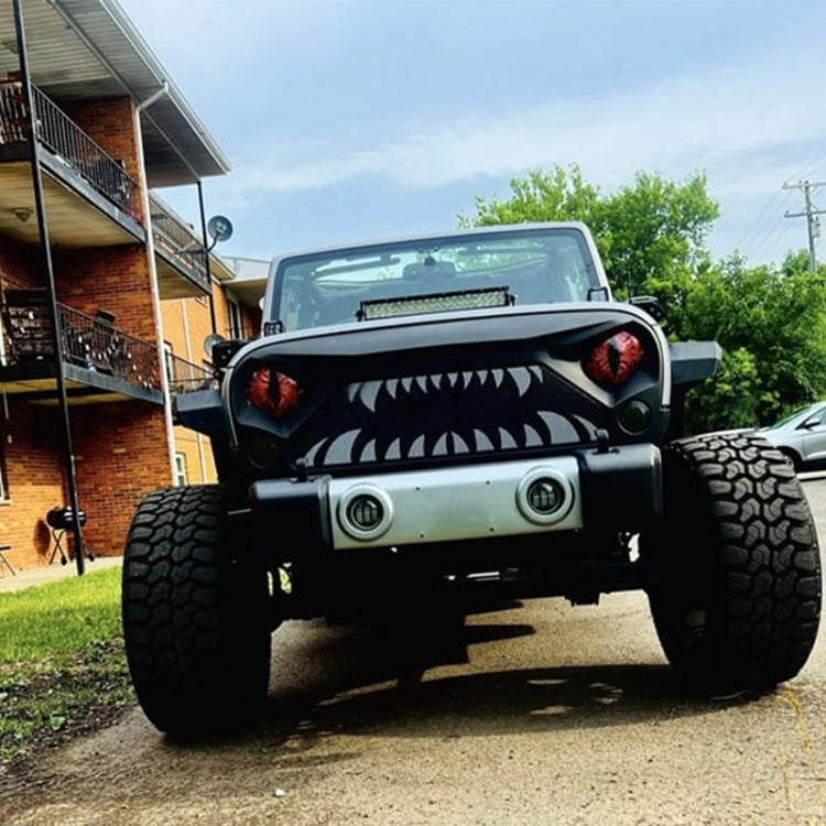 1pair Beast Eyes Headlight Decorative Stickers Off-Road Vehicle Front Lights Stereo Decals, Style: 2 - Lamp Decoration by PMC TechLife | Online Shopping South Africa | PMC TechLife | Buy Now Pay Later Mobicred