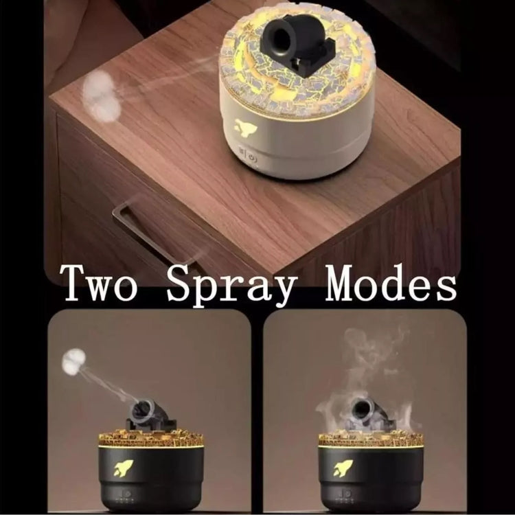 Turret Shape Aromatherapy Humidifier With 3-speed Timer 7-color Atmosphere Light EU Plug White - free shipping - PMC TechLife - Order now!