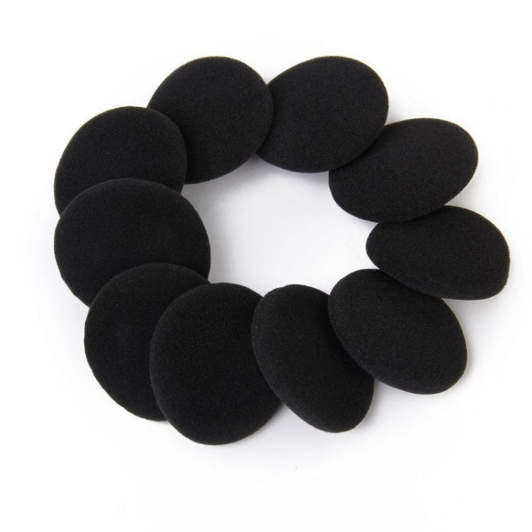 10pcs Sponge Ear Pads For Headphones Replacement Cushions 45mm - Earmuff & Pad by PMC Jewellery | Online Shopping South Africa | PMC Jewellery | Buy Now Pay Later Mobicred