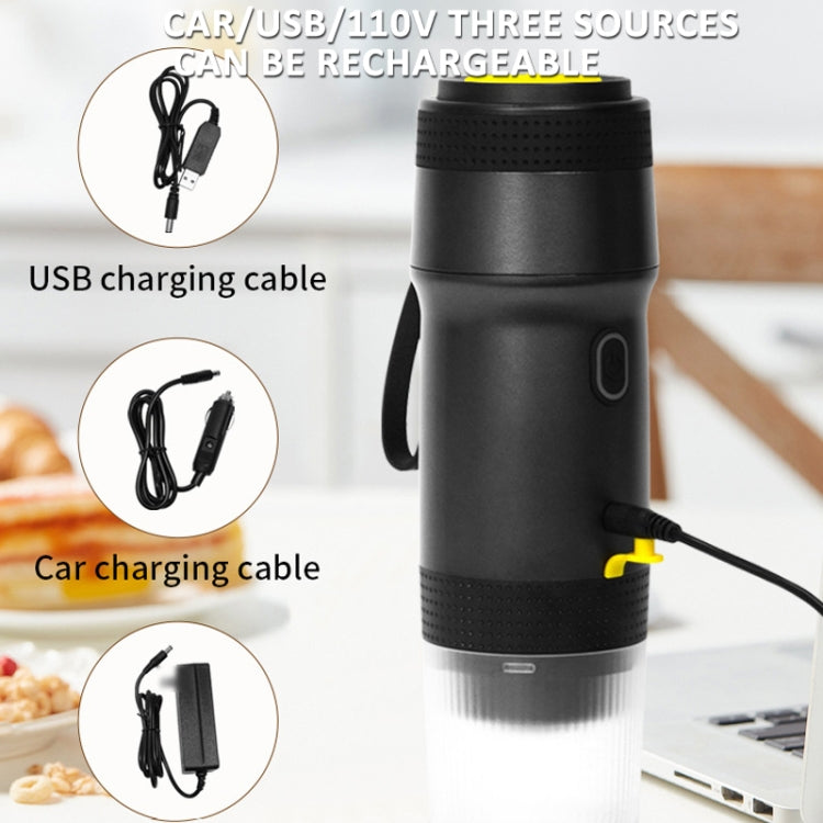 12V 3 In 1 Car Self-heating Coffee Machine Compatible With Large / Small Capsules and Ground Coffee, EU Plug(White) - free shipping - PMC TechLife - Order now!