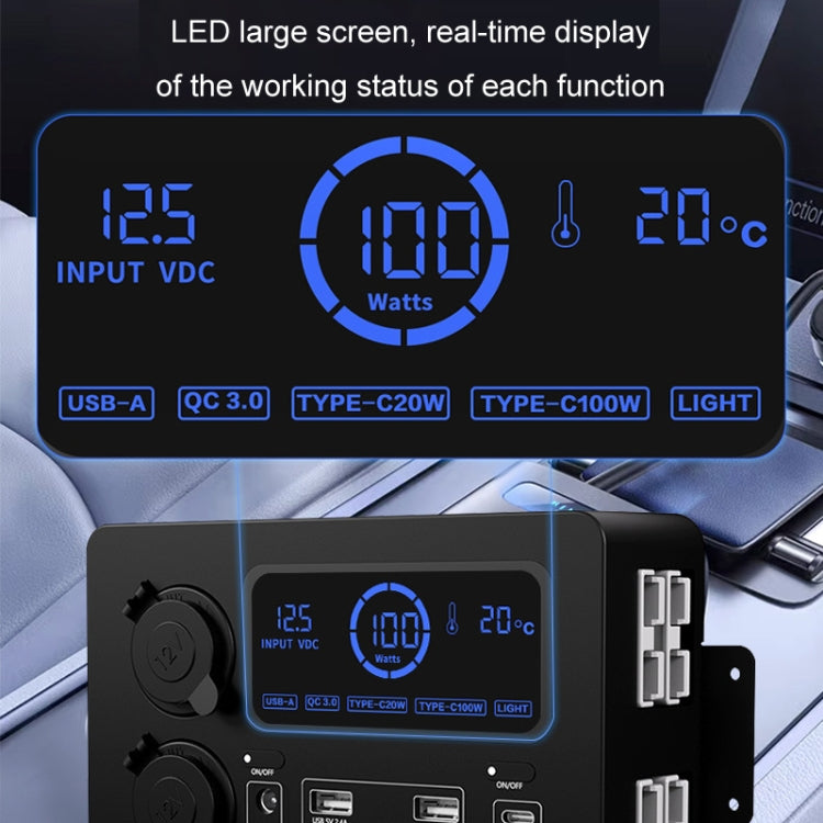 12V Car Mini Power Box Multi-Function USB Charger(AOS9313) - free shipping - PMC Jewellery - Order now!