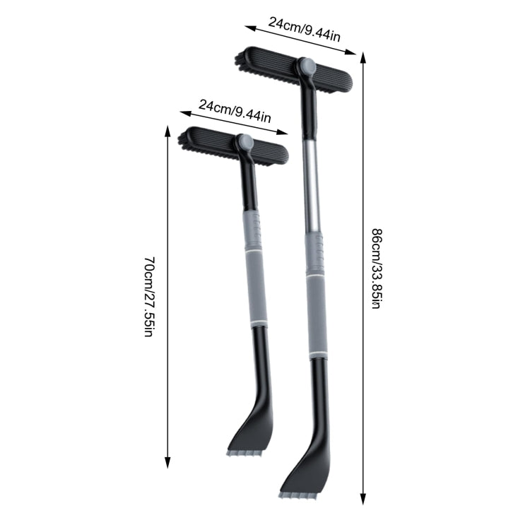 Multifunctional Car Defrosting Snow Shovel, Color: Black Boxed - Ice Scraper by PMC TechLife | Online Shopping South Africa | PMC TechLife | Buy Now Pay Later Mobicred