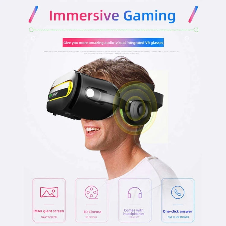 VRPARK J60 Virtual Reality Headset VR Glasses Built-In Headphones For Immersive Experience(Black) - free shipping - PMC TechLife - Order now!