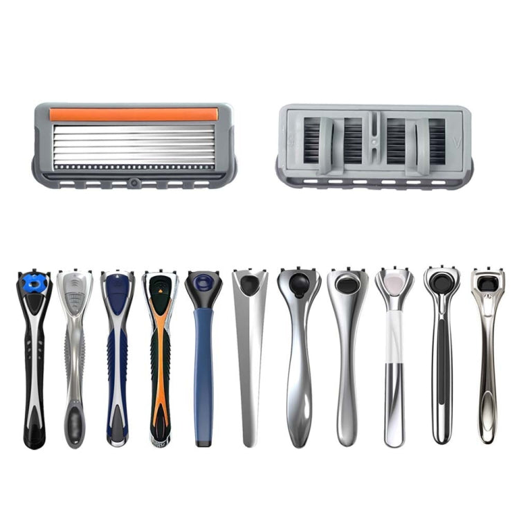 2pcs /Pack Six Blade OpenBack System Skin Razor Refills for Men - Accessories by PMC TechLife | Online Shopping South Africa | PMC TechLife | Buy Now Pay Later Mobicred