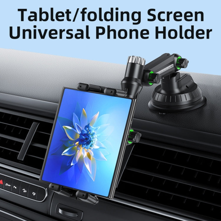 Car Suction Cup Extended Tube Stacking Screen Phone Tablet Universal Holder - Universal Car Holders by PMC TechLife | Online Shopping South Africa | PMC TechLife | Buy Now Pay Later Mobicred