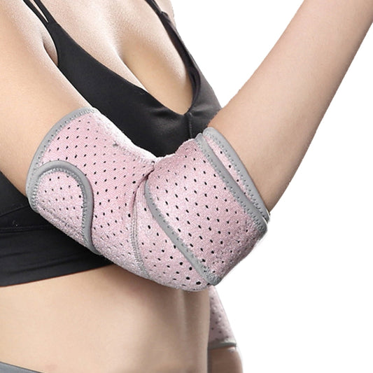 Sweat-absorbent and Breathable Sports Elbow Pads Fitness Arm Joint Warming Sleeves(Pink) - Sports Safety by PMC Jewellery | Online Shopping South Africa | PMC Jewellery | Buy Now Pay Later Mobicred