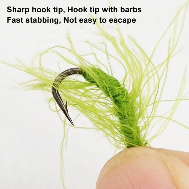 4pcs /Box Hooks Imitation Aquatic Grass Fishing Hooks Grass Hooks(6#) - Fishing Hooks by PMC TechLife | Online Shopping South Africa | PMC TechLife | Buy Now Pay Later Mobicred