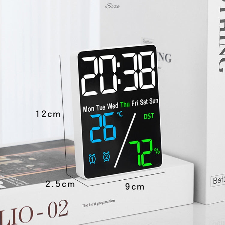 Multifunctional Temperature / Humidity Display Electronic Alarm Clock, Color: Blue Black - Alarm Clocks by PMc TechLife | Online Shopping South Africa | PMc TechLife | Buy Now Pay Later Mobicred