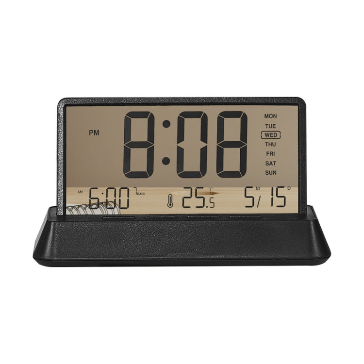 Multifunctional Temperature / Date Display Electronic Alarm Clock(Black Transparent) - Alarm Clocks by PMc TechLife | Online Shopping South Africa | PMc TechLife | Buy Now Pay Later Mobicred