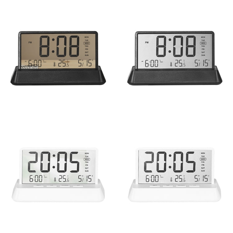 Multifunctional Temperature / Date Display Electronic Alarm Clock(White Transparent) - free shipping - PMc TechLife - Order now!