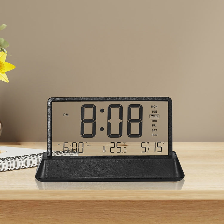 Multifunctional Temperature / Date Display Electronic Alarm Clock(Black Opaque) - Alarm Clocks by PMc TechLife | Online Shopping South Africa | PMc TechLife | Buy Now Pay Later Mobicred