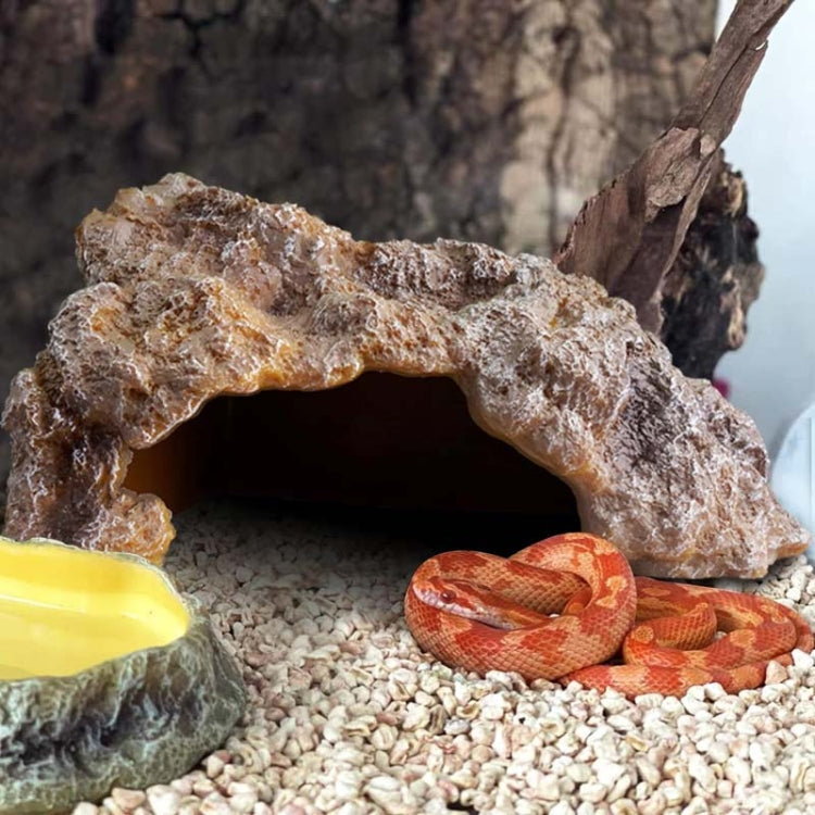 L Reptile Simulation Rocks Hideaway House Turtle Sunbed - Reptile Supplies by PMC TechLife | Online Shopping South Africa | PMC TechLife | Buy Now Pay Later Mobicred
