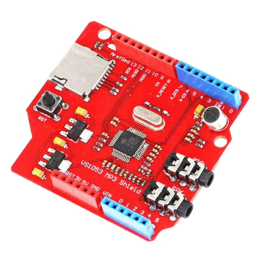 VS1053 MP3 Module Development Board With Amplifier Decoder Board SPI Interface Onboard Recording Function(Red) - Breadboard / Amplifier Board by PMC Jewellery | Online Shopping South Africa | PMC Jewellery | Buy Now Pay Later Mobicred