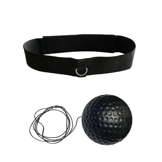 Boxing Reflex Training Ball Indoor Fitness Sports Recreation Combat Fighting With Headband Boxing Speed Ball, Color: PU Ball Black - Boxing by PMC Jewellery | Online Shopping South Africa | PMC Jewellery | Buy Now Pay Later Mobicred