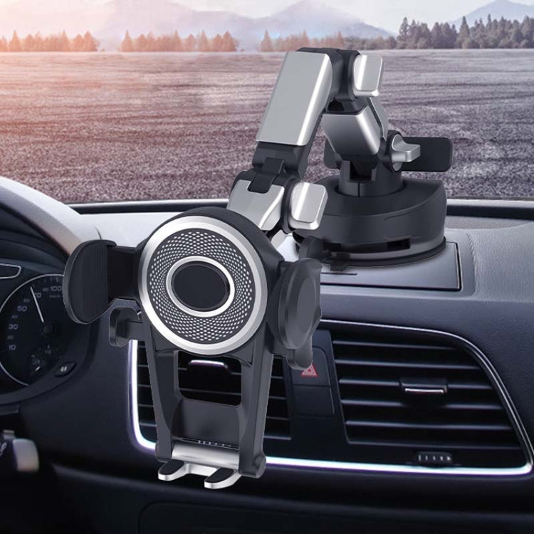 Car Suction Cup Multi-function Cell Phone Navigation Mount, Style: With Triangle Air Vent - Universal Car Holders by PMC TechLife | Online Shopping South Africa | PMC TechLife | Buy Now Pay Later Mobicred