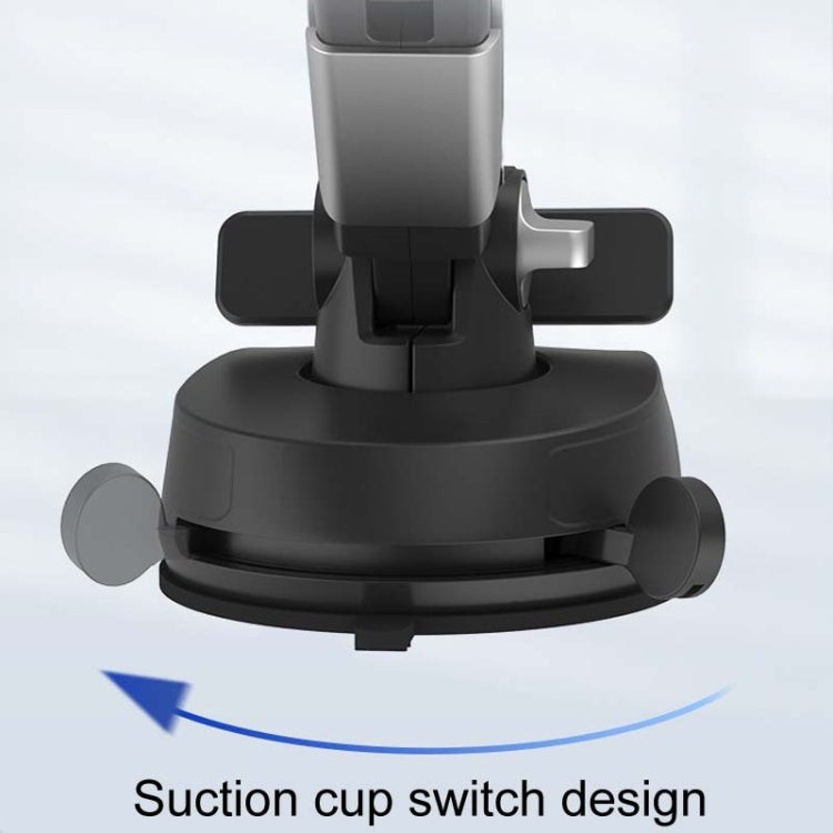 Car Suction Cup Multi-function Cell Phone Navigation Mount, Style: With Flat Clip - Universal Car Holders by PMC TechLife | Online Shopping South Africa | PMC TechLife | Buy Now Pay Later Mobicred