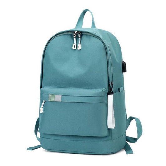 SKV B21071 Large Capacity Student School Bags Leisure Traveling Double Shoulder Laptop Backpack(Blue) - Backpack by SKV | Online Shopping South Africa | PMC Jewellery | Buy Now Pay Later Mobicred