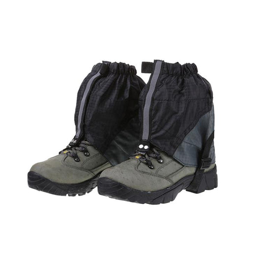 AOTU AT8917 1pair With Reflective Strip Outdoor Mountaineering Hiking Snowproof Footwear Desert Sandproof Shoe Covers(Black) - Mountaineering Outfit by AOTU | Online Shopping South Africa | PMC Jewellery | Buy Now Pay Later Mobicred