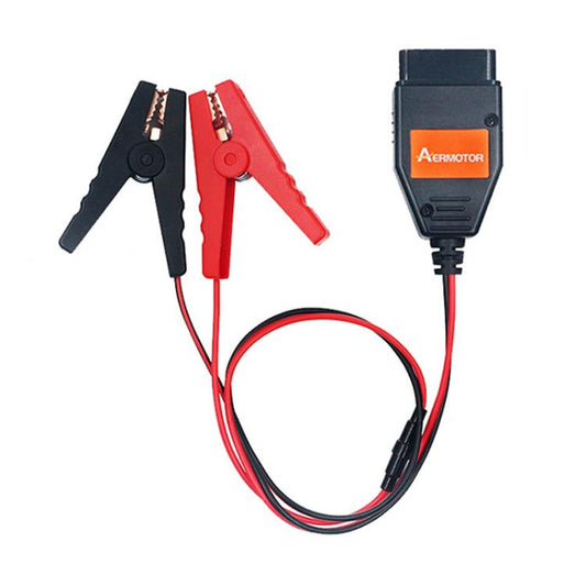 AERMOTOR Car ECU OBD2 Connector Battery Charging Clip Emergency Power Off Protector(Red Black) - Booster Cable & Clip by AERMOTOR | Online Shopping South Africa | PMC Jewellery | Buy Now Pay Later Mobicred