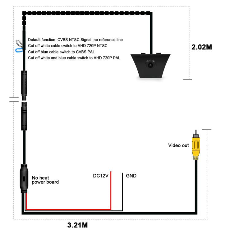 For Ford Kuga 2013 / 2015 / 2016 / 2017 Car Front View Camera - Rear View Cameras by PMC TechLife | Online Shopping South Africa | PMC TechLife | Buy Now Pay Later Mobicred