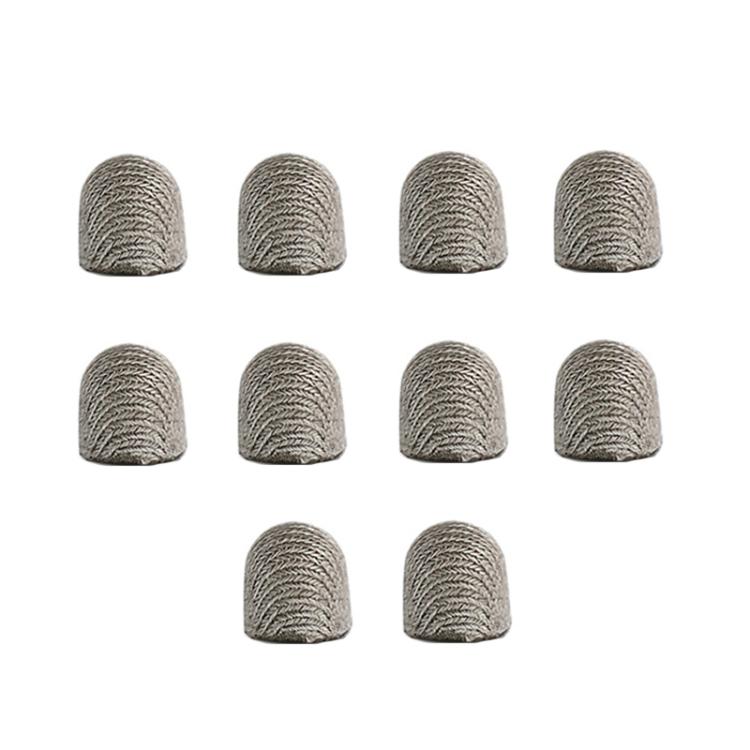 10pcs Silver Fibre Nano Conductive Light Fabric Tip High Sensitivity Capacitive Pen Tip, Spec: 5.0mm - Pencil Accessories by PMc TechLife | Online Shopping South Africa | PMc TechLife | Buy Now Pay Later Mobicred