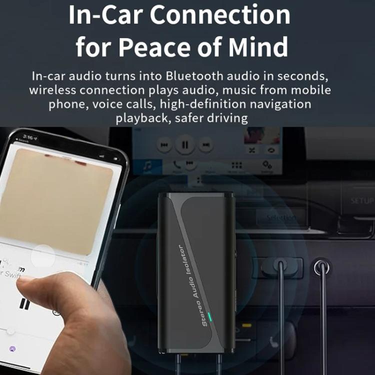 Bluetooth 5.4 Audio Common Ground Isolator Receiver Anti-interference Noise Reducer - Live Sound Effects Processors by PMC TechLife | Online Shopping South Africa | PMC TechLife | Buy Now Pay Later Mobicred
