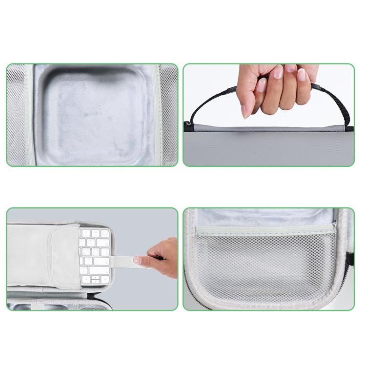 For Mac Mini M4 Pro Storage Bag Carrying Case Can Store Keyboard, Mouse(Pink) - MINI PC Accessories & Gadgets by PMC TechLife | Online Shopping South Africa | PMC TechLife | Buy Now Pay Later Mobicred
