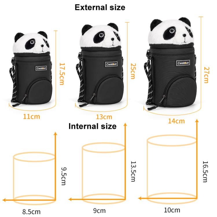 Cwatcun D162 Small Camera Lens Cylinder Cartoon Panda Camera Lens Protective Cover - free shipping - PMC TechLife - Order now!