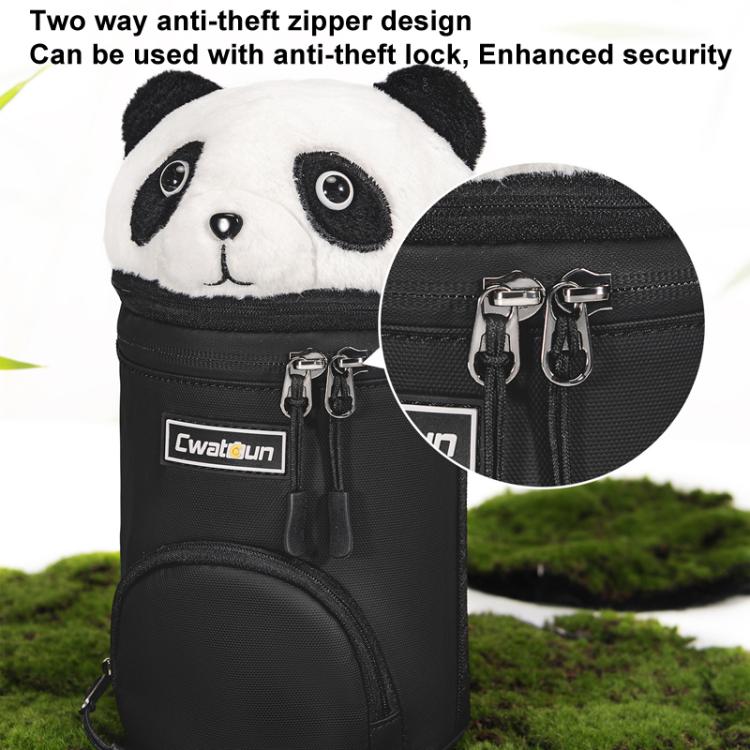 Cwatcun D162 Medium Camera Lens Cylinder Cartoon Panda Camera Lens Protective Cover - free shipping - PMC TechLife - Order now!