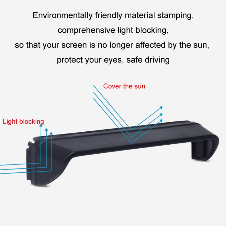 Car Navigation Display Universal Sun Visor, Size: M - Car Interior Mouldings by PMc TechLife | Online Shopping South Africa | PMc TechLife | Buy Now Pay Later Mobicred