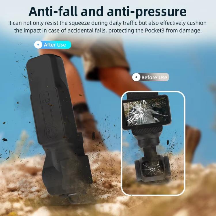 For DJI OSMO Pocket 3 BRDRC Lens Cap Camera Case Screen Protector Accessories(Pink) - free shipping - PMC TechLife - Order now!