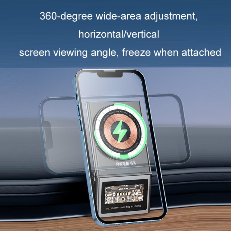 Car Air Outlet Intelligent Induction Wireless Charging Mobile Phone Holder(Gray) - Wireless Charger Holders by PMc TechLife | Online Shopping South Africa | PMc TechLife | Buy Now Pay Later Mobicred